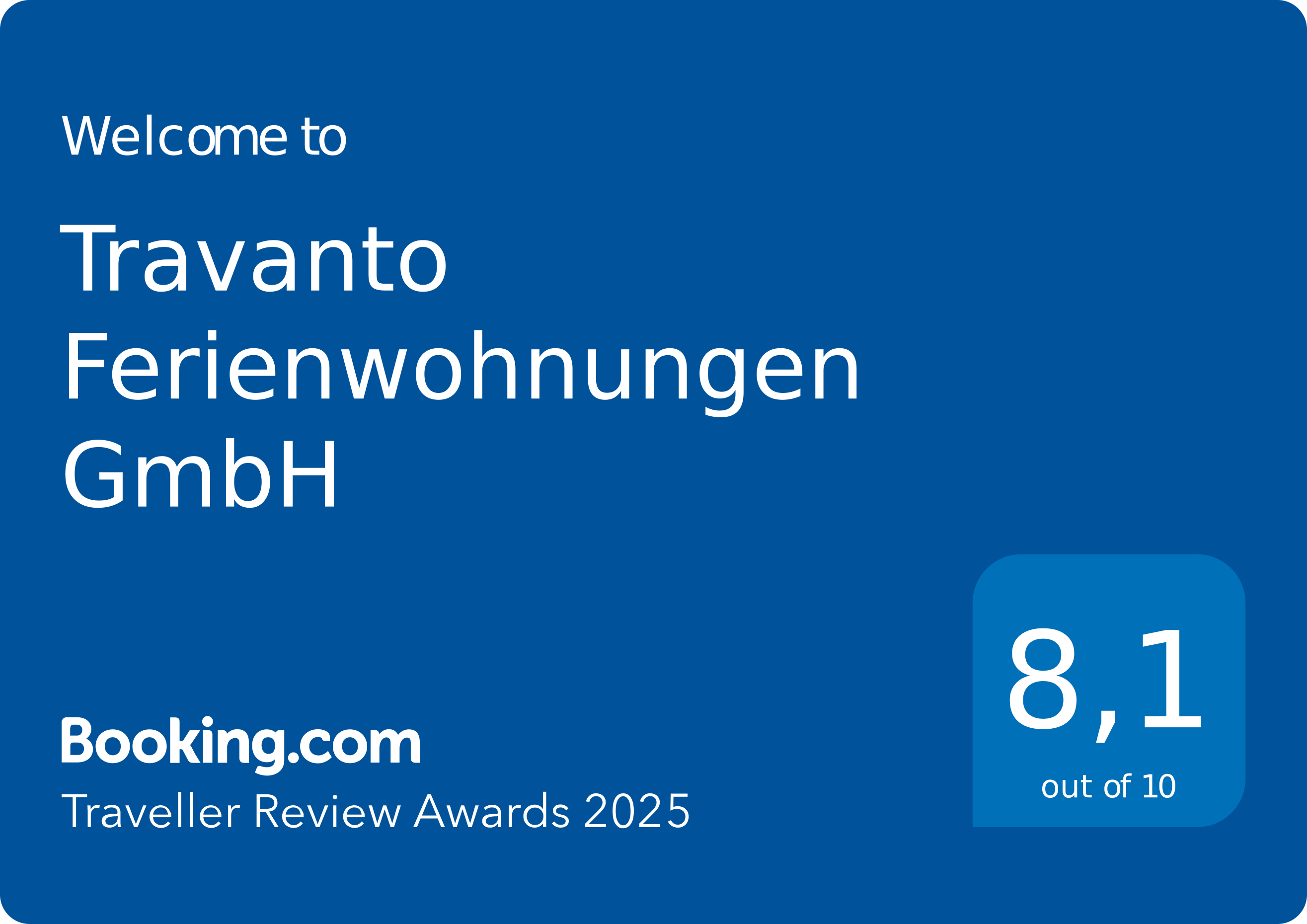 Booking Award 2025